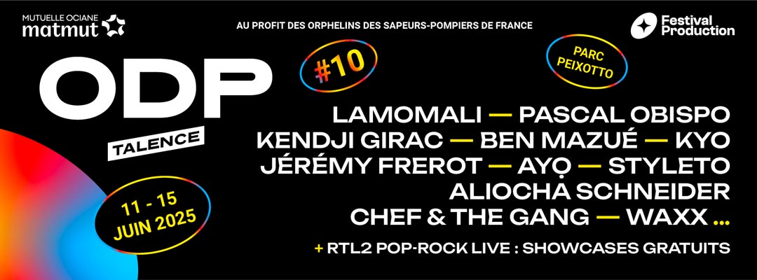 Festival ODP 2025 - Noms des artistes